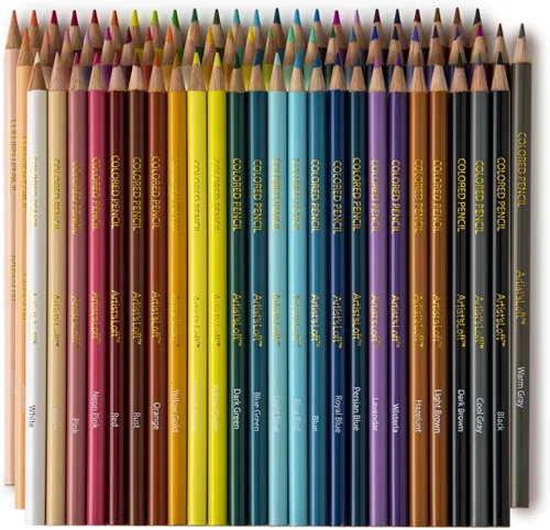 Artist's Loft 72 lápices de colores surtidos, uso para colorear, dibujar, ilustrar y dibujar - 1 paquete