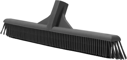 Miniatura 6 de Cabeza de escoba de pelo de caballo, 18 pulgadas, delgada, estrecha (1 pulgada), cabeza de escoba giratoria vertical para suelos de madera dura