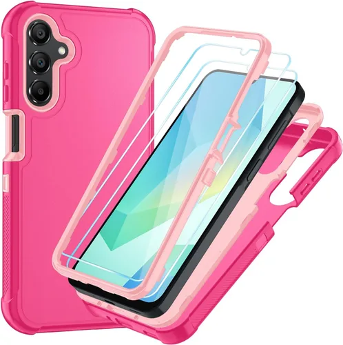 Miniatura 9 de Funda para Samsung Galaxy A16 5G: Cubierta de Teléfono a Prueba de Golpes de 3 Capas con Protector de Pantalla HD, Protección Híbrida Protectiva
