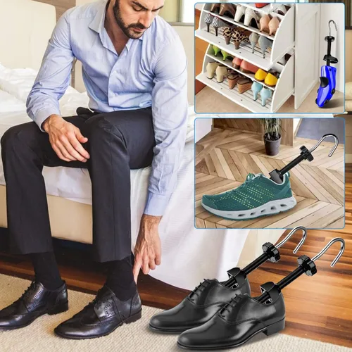 Miniatura 19 de eachway - Estirador de zapatos para hombre y mujer, ajusta el largo y ancho del calzado, para tallas de hombre de EE. UU. de 10 a 13.5