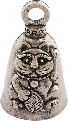 Miniatura 11 de Campana de buena suerte contra el mal de ojo de Guardian Bell con llavero y bolsa de regalo de terciopelo negro Regalo de buena suerte de peltre