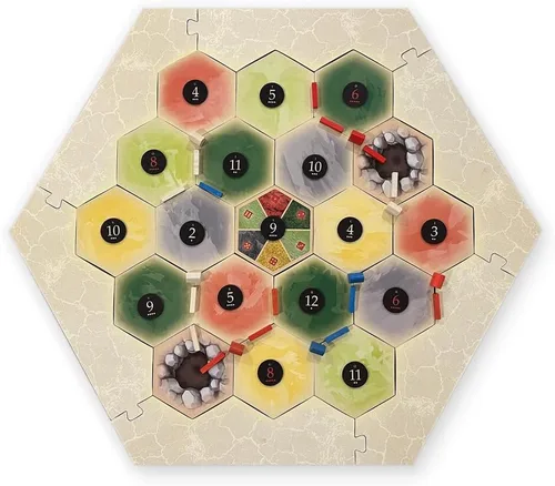 Miniatura 3 de Amalgam Escenario Hexagonal de Reemplazo Multi-Recurso compatible con Los Colonos de Catan de Catan, Seafarers, Cities and Knights y Expansiones