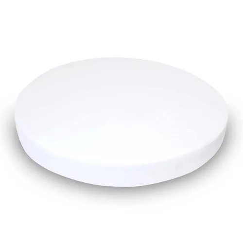 SheetWorld - Sábana bajera redonda para cuna, 100% algodón, hipoalergénica, unisex, para niño y niña, 42 x 42 pulgadas, color blanco sólido,