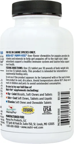 Miniatura 8 de Masticables multi-vitamínicos para perros Nutri-Vet, Perro