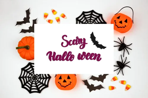 Miniatura 3 de Troqueles de corte de palabras de Halloween para hacer tarjetas y decoraciones de álbumes de fotos, letras de calavera fantasma, troqueladas