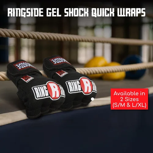 Miniatura 2 de Ringside guantes de entrenamiento de envoltura rápida para Muay Thai, MMA, Kickboxing