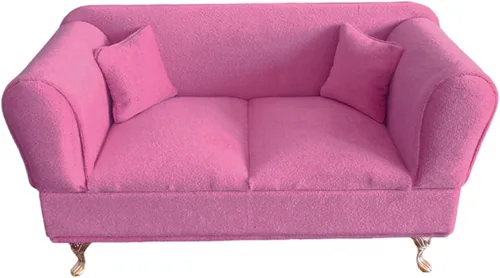 Mini joyero de viaje rosa para sofá individualdoble con forma de corazón con forma de corazón, caja organizadora de joyas, caja organizadora para