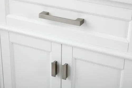 Miniatura 2 de 60 pulgadas Durand moderno doble fregadero estilo tocador de baño (blanco)