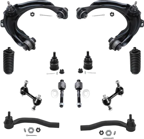 Miniatura 44 de Detroit Axle - Kit de suspensión delantera de 12 piezas para Mercury Grand Marquis Ford Crown Victoria Town Car 2003-2011, 2 brazos de control