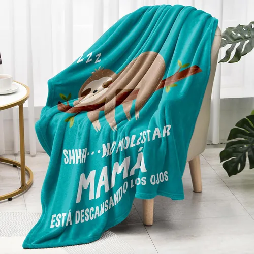 Miniatura 5 de Manta para el Día de la Madre, regalos para mamá en español, regalos para el Día de la Madre, regalos de cumpleaños para mamá en español de parte