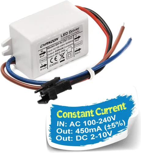 Miniatura 4 de Controlador LED Chanzon 300 mA (salida de corriente constante) 3 V-20 V (entrada 100-240 V CA-CC) (1-6) x1 W 1 W 2 W 3 W 4 W 5 W 6 W fuente