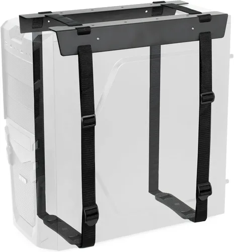 VIVO Soporte ajustable para PC debajo del escritorio y en la pared, correa de montaje y soporte de soporte de acero, portacarcasa de computadora,