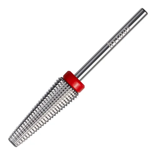 Miniatura 14 de 24mm Super Largo 5 en 1 Brocas de taladro para uñas, Broca cónica cruzada de carburo, Brocas de taladro de rotación bidireccional de 3/32