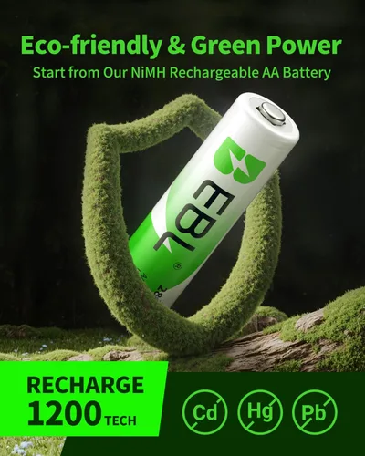 Miniatura 4 de EBL Baterías recargables AA de 2800 mAh Ready2Charge de calidad AA - 16