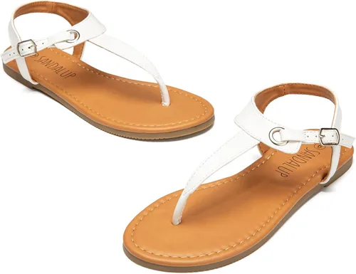 Miniatura 5 de SANDALUP. Sandalia con hebilla plana para mujer