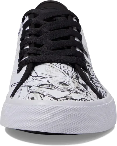 Miniatura 6 de DC X Star Wars The Mandalorian - Tenis de patinaje para hombre, BlancoNegro (Manual)