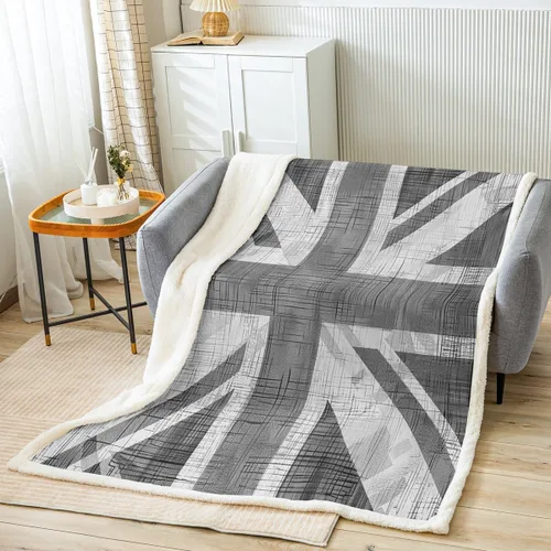 Miniatura 18 de Feelyou Manta de Felpa para Niños con Dibujos de Perros para Cama de Sofá, Manta Sherpa de Perro de Dibujos Animados para Niñas, Rosa, Floral