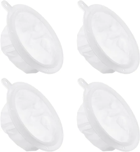 Miniatura 8 de PATIKIL Colador de filtro de alimentos de 6.1 pulgadas de diámetro exterior, paquete de 4 filtros de malla de 300 filtros de malla fina para jugo