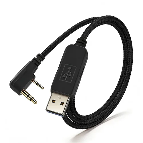 Baofeng Cable de programación para radios portátiles de jamón bidireccional: UV-5R, 5RA, 5R Plus, 5RE, UV-82, bf F8HP, UV3R Plus, BF-888S, cable de