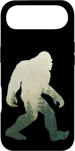 Miniatura 26 de iPhone 12 Pro Max Bigfoot figura Sasquatch Yeti Nature doble caso de exposición