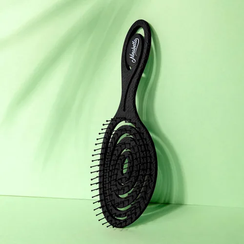 Miniatura 5 de Ninabella Cepillo desenredante para cabello para mujeres y hombres, no tira, cepillos alisadores para cabello lacio y rizado, cepillo desenredante
