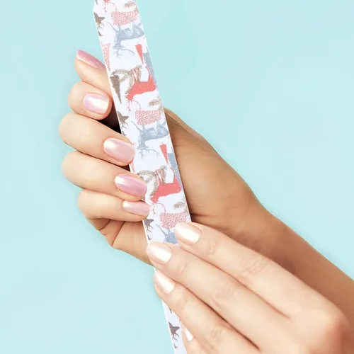 Miniatura 3 de Juego de limas de uñas: 12 piezas de limas de uñas de Navidad, herramientas de pedicura y manicura para mujeres y niñas, estilo aleatorio