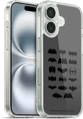 Miniatura 166 de Head Case Designs Funda de gel con licencia oficial de Batman DC Comics Bat Signal Logos [protección de grado militar] compatible con Apple iPhone 7