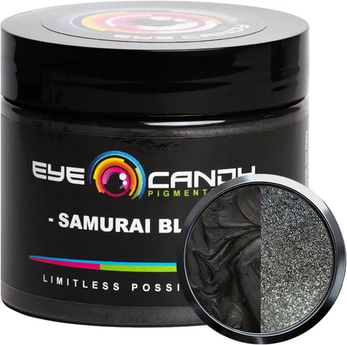 Miniatura 13 de Eye Candy Pigments Premium - Polvo de mica negra Yoru Black (0.88 oz), para epoxi, resina, jabón, pintura, carpintería, vertido acrílico, bombas