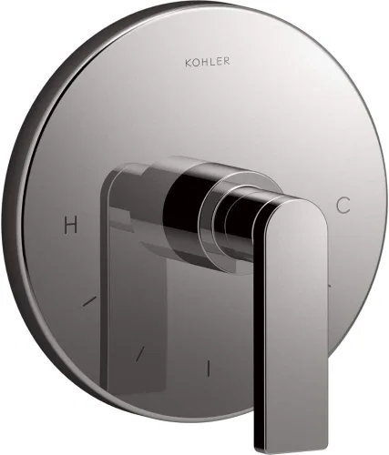 Miniatura 5 de Kohler K-T73133-4-CP T73133-4-CP - Moldura termostática compuesta con palanca de manija, válvula no incluida, cromo pulido, 1 unidad