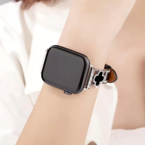 Miniatura 5 de Correa de cuero compatible con Apple Watch de 1.496 pulgadas, 1.575 pulgadas, 1.614 pulgadas, 1.654 pulgadas, Series 10 9 8 SE 7 6 5 4 3 2 1 1