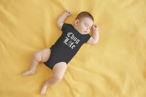 Miniatura 14 de AW Fashions Chug Life - Body para bebé divertido, lindo y cómodo - Ropa de moda para recién nacidos