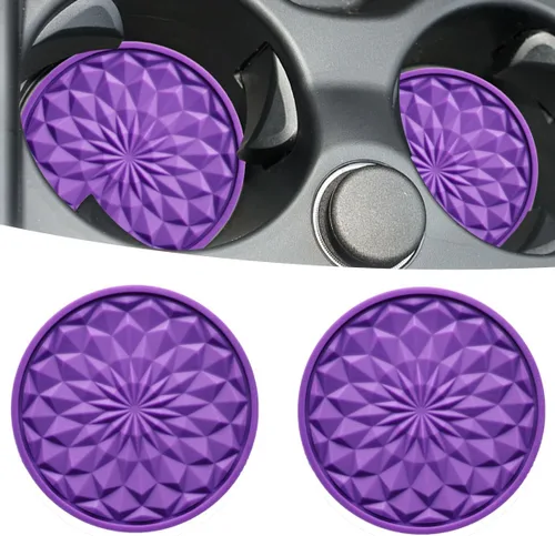 Miniatura 8 de Posavasos para automóvil, portavasos universales impermeables y antideslizantes para automóviles, accesorios para el interior del automóvil, a