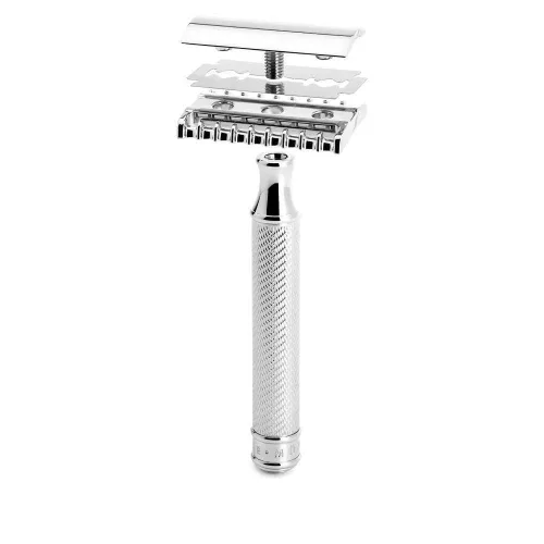 Miniatura 2 de MÜHLE TRADICIONAL R41 - Maquinilla de afeitar de seguridad de doble filo (peine abierto) para hombres, perfecta para uso diario, calidad