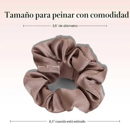Miniatura 2 de Kitsch Coleteros de satén para mujer, sin arrugas, control de encrespamiento, más suave que la seda para todo tipo de cabello, accesorios elegantes