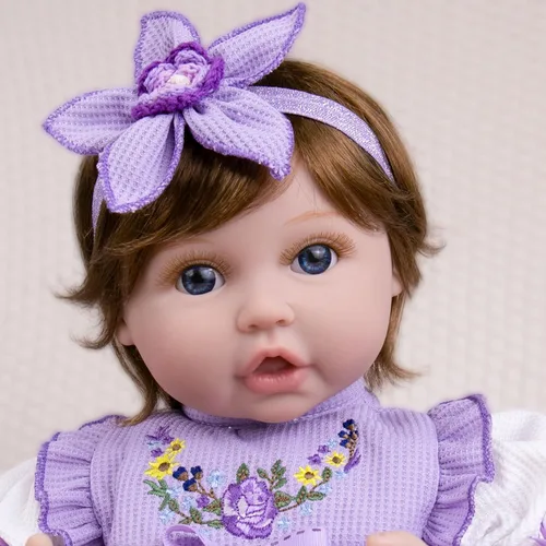Miniatura 2 de Milidool Muñecas de bebé Reborn realistas de 22 pulgadas, muñecas de bebé recién nacidas de aspecto real con accesorios completos, perfectas