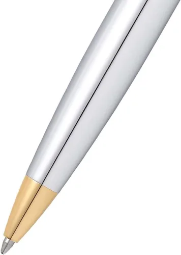 Miniatura 5 de Sheaffer 300 - Bolígrafo de punta redonda con detalles en cromo y tono dorado Ribete cromado/dorado