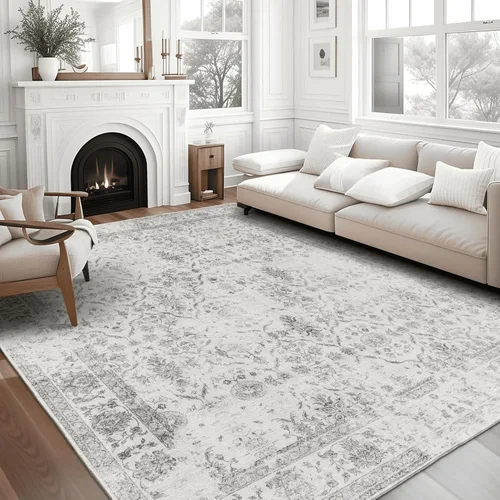 Miniatura 9 de ReaLife Rugs Alfombra pasillo lavable a máquina - Sala de estar, dormitorio, baño, cocina, entrada, oficina - Acolchada de pelo bajo, resistente a