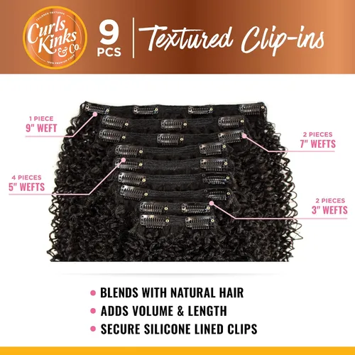 Miniatura 5 de Sensationnel Curls Kinks & Co - Clip texturizado - MOVE MAKER 14″ (Color: 2 marrón oscuro)
