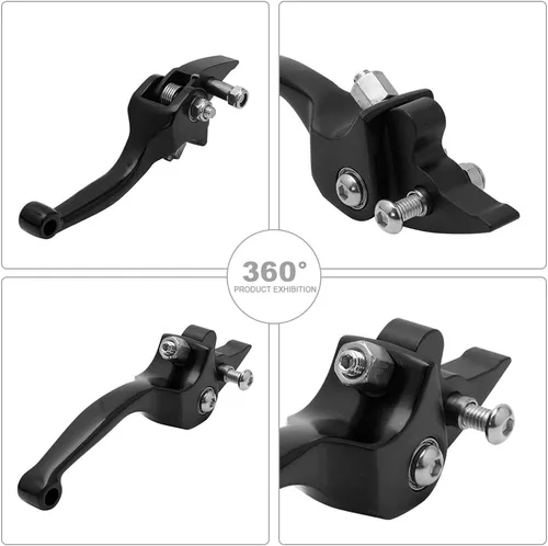 Miniatura 3 de JFG RACING Palanca de freno de embrague para motocicleta, palancas plegables de 7/8'' 22mm, aleación de aluminio, universal para CRF50, KLX, SSR