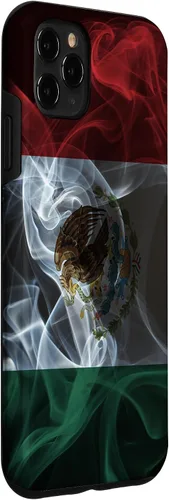 Miniatura 3 de iPhone 11 Pro Max Smoky Mexico Flag - Funda de orgullo mexicano estilo humo
