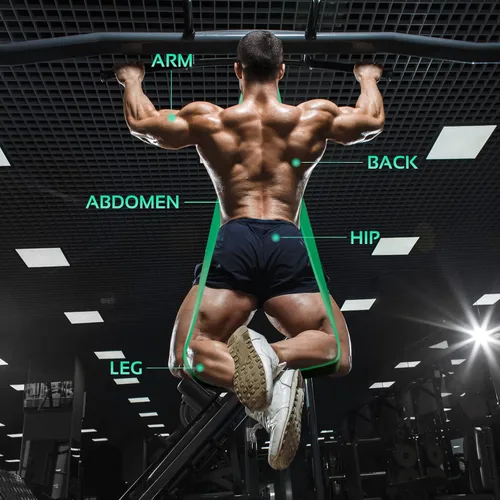 Miniatura 4 de TheFitLife - Bandas de asistencia para dominadas - Bandas de resistencia para entrenamiento, bandas largas de ejercicio para fitness, banda