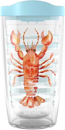 Miniatura 36 de Tervis Traveler - Vaso aislado de triple pared Sara Berrenson de algas marinas profundas mantiene las bebidas frías y calientes, 20 onzas, acero
