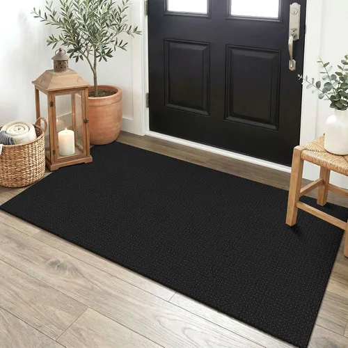 Miniatura 46 de EARTHALL Alfombra de pasillo 3x14 pies, alfombras lavables extra largas para pasillos, tejidas, antideslizante, alfombra trenzada para entrada