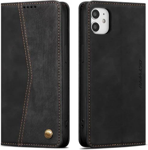 Miniatura 46 de QLTYPRI Para iPhone Air Case Wallet Con Tarjetero, Vintage PU Cuero Kickstand Cierre Magnético A Prueba De Golpes Folio Libro Funda Para IPhone 17