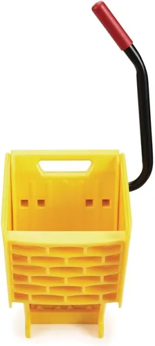 Miniatura 2 de Rubbermaid Escurridor comercial de reemplazo de prensa lateral para cubos de trapeado WaveBrake 2.0, amarillo