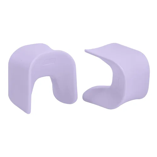 Miniatura 13 de ECR4Kids Asiento Wave, altura del asiento de 14 a 15.1 pulgadas, taburete tipo percha, amarillo, paquete de 2
