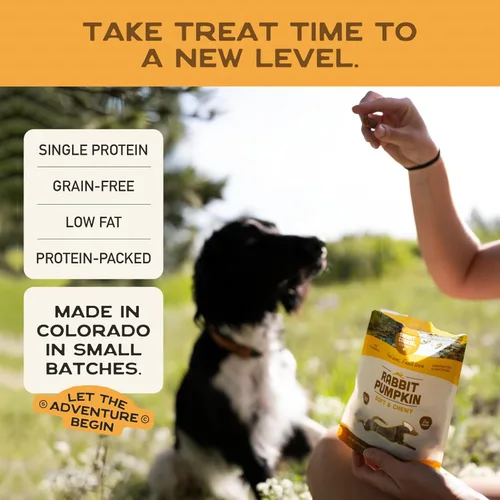 Miniatura 6 de Smart Cookie Golosinas Naturales para Perros - Conejo y Calabaza - Golosinas de Entrenamiento para Perros y Cachorros con Alergias, Estómagos