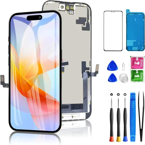Miniatura 18 de para iPhone 8/SE 2020 2ª Generación Pantalla de Repuesto Blanca, Diykitpl Ensamblaje Completo Pantalla LCD Digitalizadora Táctil 3D para SE 2020