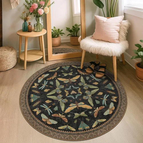 Miniatura 146 de Hazo Haus Alfombra de Baño Bohemia Lavable 2x3, Alfombras Pequeñas para Cocina, Tocador, Puerta Principal Entrada Interior, Antideslizante Pelo Bajo