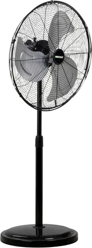 Miniatura 13 de OEMTOOLS OEM24871 - Ventilador de pedestal oscilante de 20 pulgadas, altura ajustable para garaje, tienda, gimnasio, almacén de flujo de aire